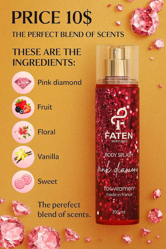 Faten Pink Diamond Body Splash