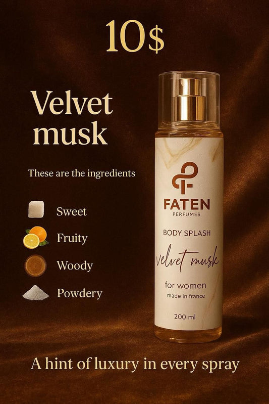 Faten Velvet Musk Body Splash