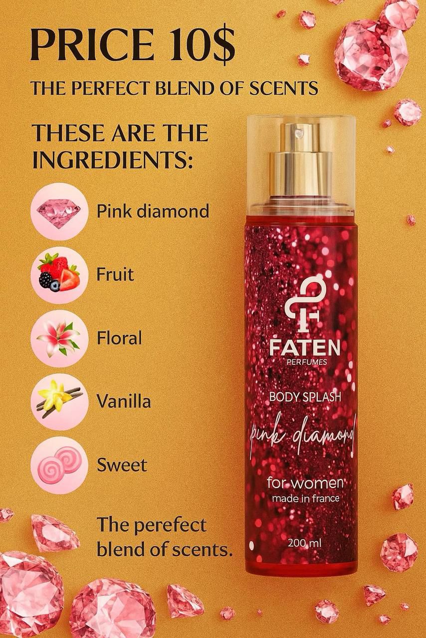 Faten Pink Diamond Body Splash