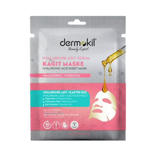 Dermokil Hyaluronic Acid Serum & Clay Sheet Mask