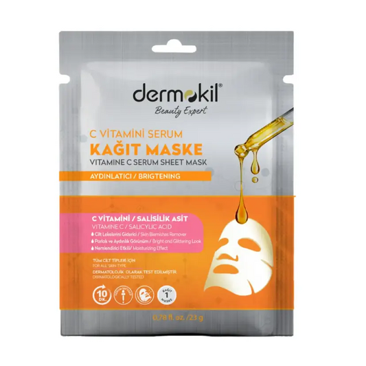 Dermokil Vitamin C Serum & Clay Sheet Mask