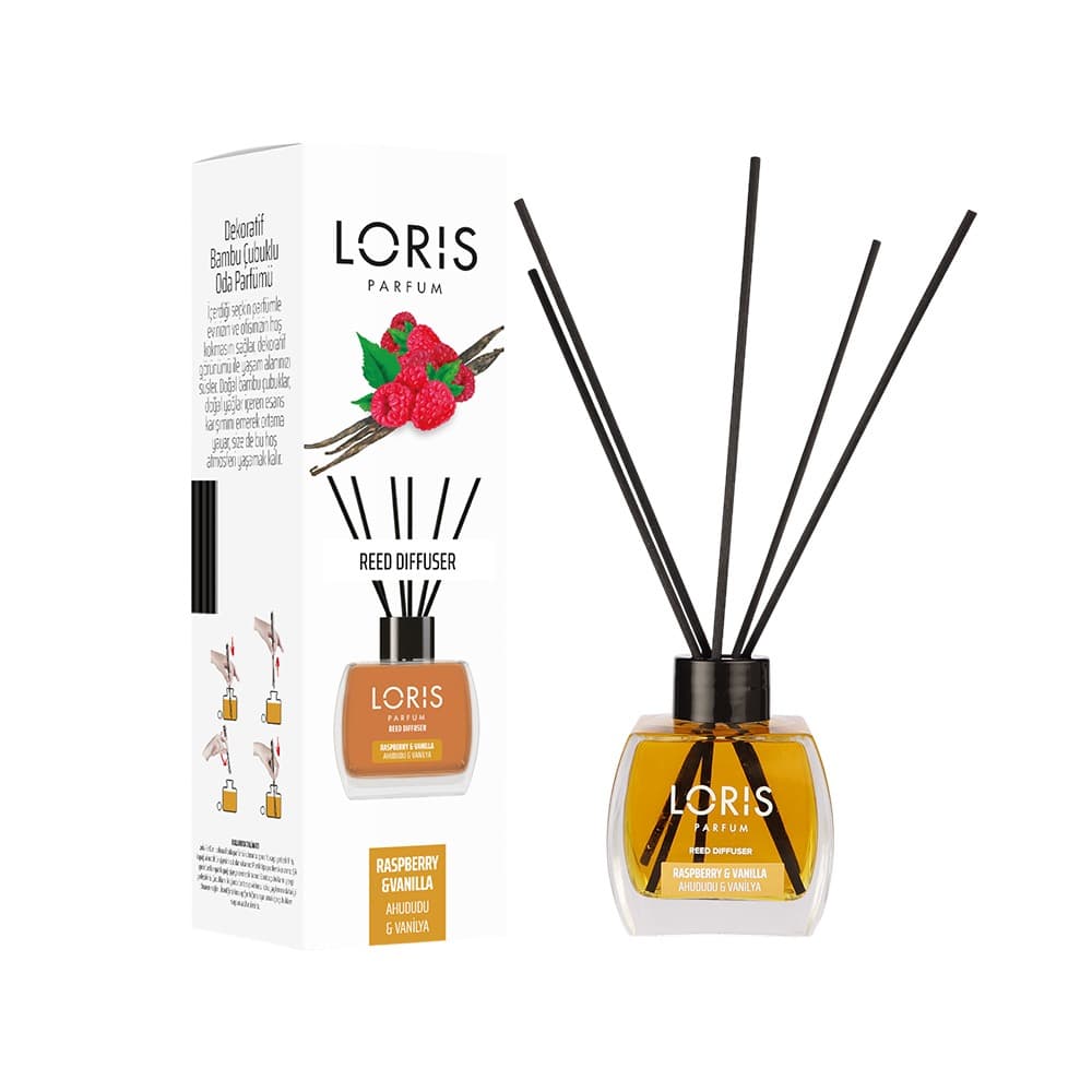 Raspberry & Vanilla loris reed diffuser